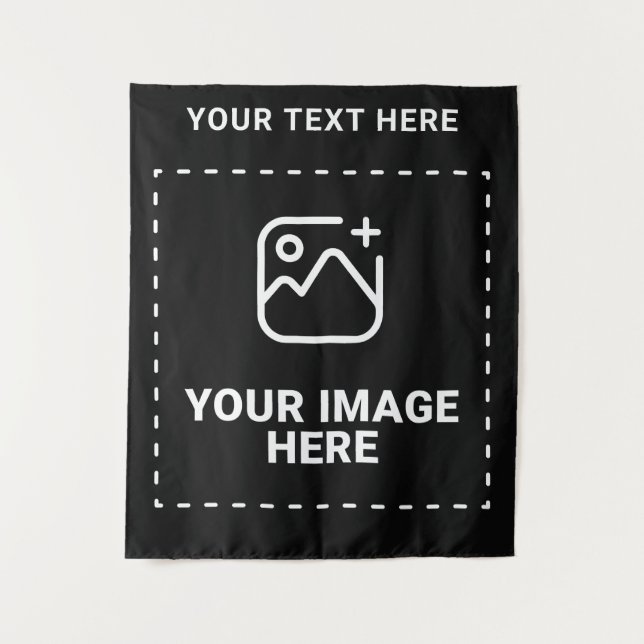 Tenture Image Plus Texte (Devant)