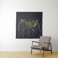 Impression d'art en ligne de serment Pinky, jet de
