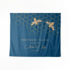 Indigo & Honeycomb Bee Wedding shower fond