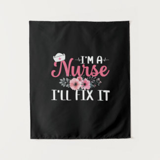 Tenture Infirmière Cadeau | L'infirmière arrangera les cho
