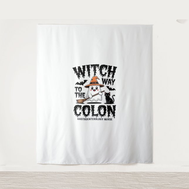 Tenture Infirmière Endo Halloween Infirmière gastro-intest (Devant)