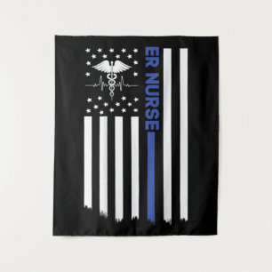 Tenture infirmière infirmière américaine drapeau infirmièr