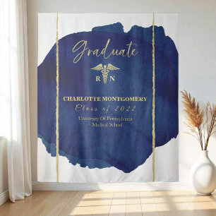 Tenture Infirmière Médicale Caduceus Graduatio Contexte