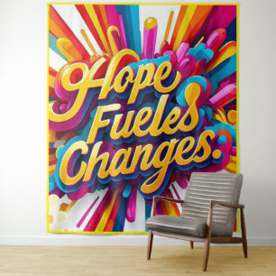 Tenture « Inspirer la résilience »