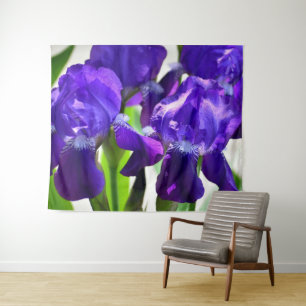 Tenture Iris Fleur Iris Violette