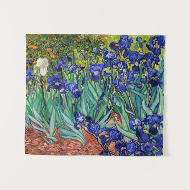 Tenture Irises par Vincent van Gogh (Devant (Horizontal))