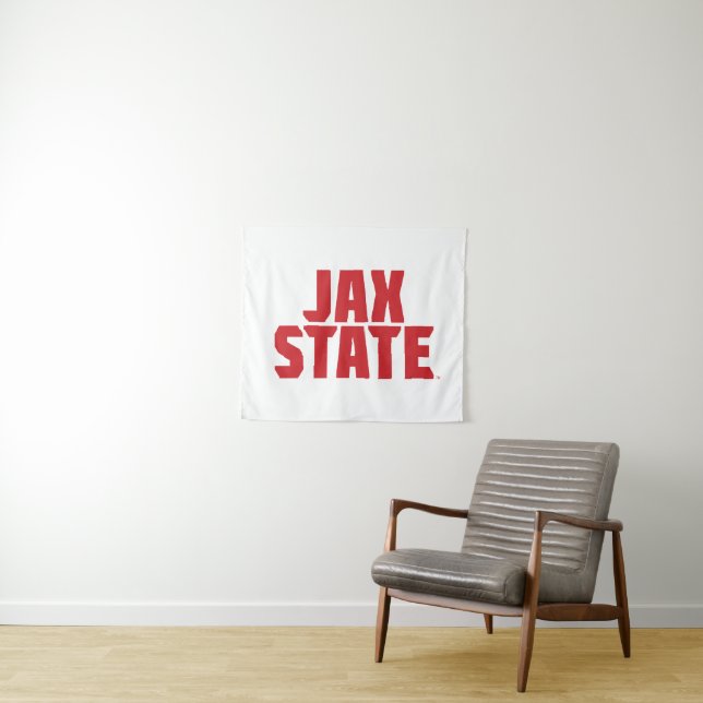 Tenture Jacksonville State University JAX STATE Bold Red (En situation (horizontale))