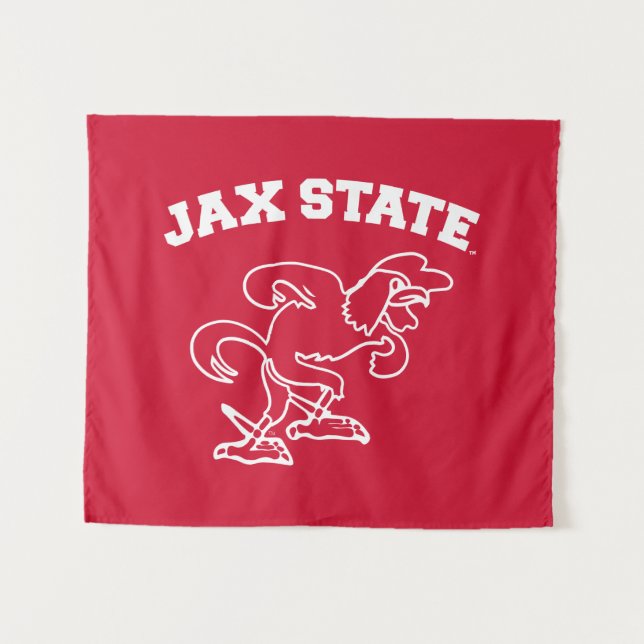 Tenture Jacksonville State University JAX State Gamecocks (Devant (Horizontal))