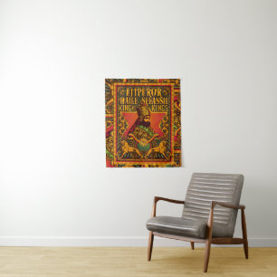 Tenture Jah Rastafari Selassie Rasta Reggae Afrika Racines