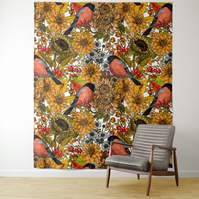 Tenture Jardin d'automne 1 (En situation)