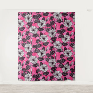 Tenture Jardin des Hibiscus 2