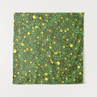 Tenture Jardin riche en fruits verts