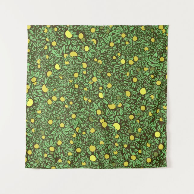 Tenture Jardin riche en fruits verts (Devant)