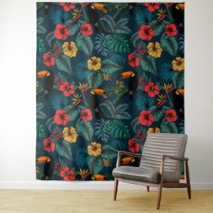 Tenture Jardin toucan 2