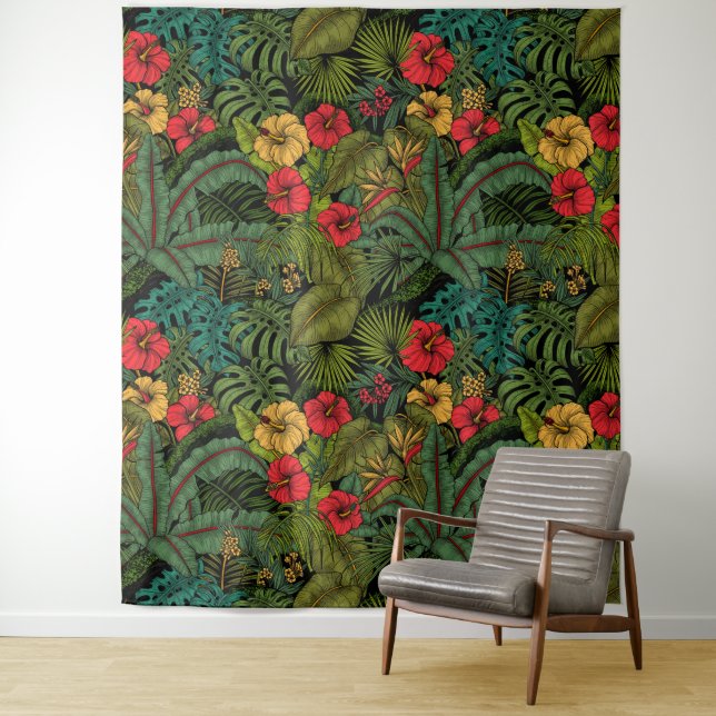Tenture Jardin tropical (En situation)