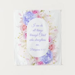 Tenture Je Peux Faire Tout Par Le Christ - Philippiens 4