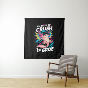 Tenture Je suis prêt à écraser l'école secondaire Axolotl 