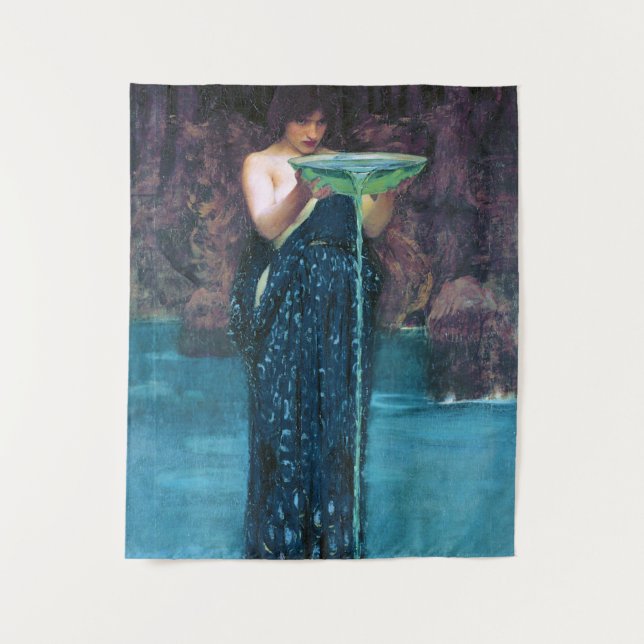Tenture Jealous Circe, John William Waterhouse (Devant)