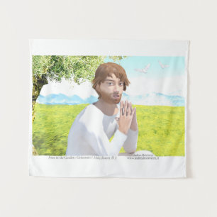 Tenture Jésus au Jardin (Gethsémani)