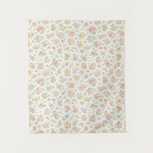 Tenture Joli motif floral discret sans couture
