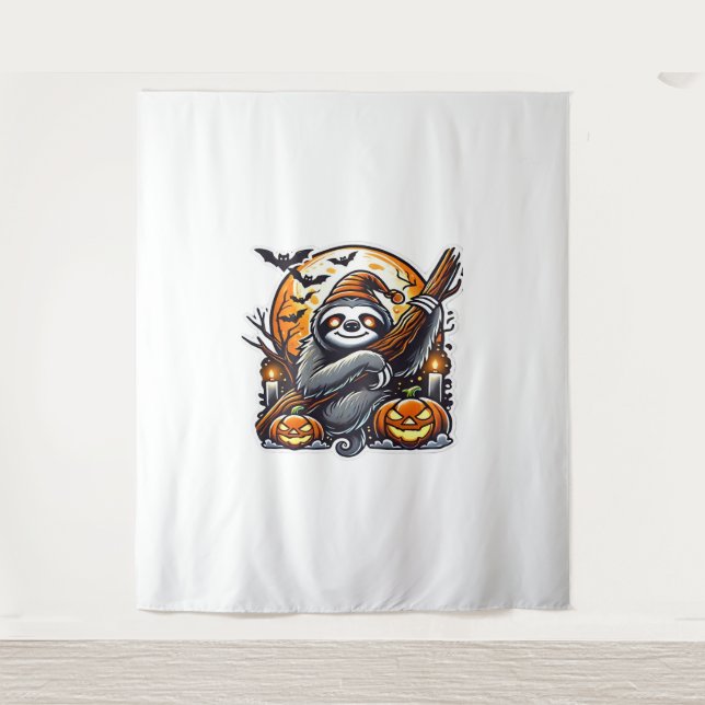 Tenture Jolie Soirée Sloth Halloween classique T-shirt (Devant)