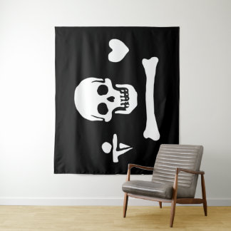 Tenture Jolly roger du drapeau de Stede Bonnet Pirate