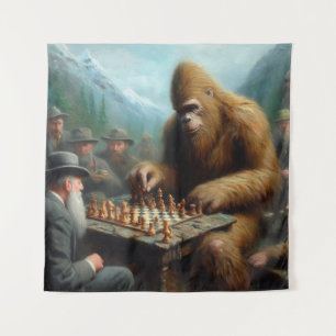 Tenture Jouer aux échecs