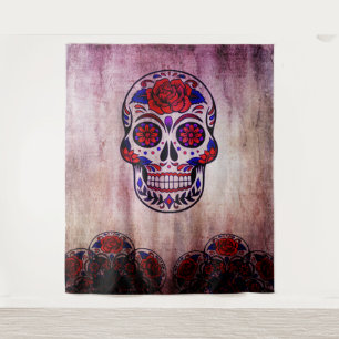 Tenture Jour des Morts Dia de Los Muertos Fond de mur