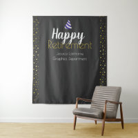 Joyeuse retraite Faux Gold Confetti