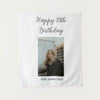 Joyeux 15e anniversaire ajouter nom photo texte mo