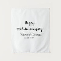 Joyeux 50e anniversaire ajoutez nom du couple date