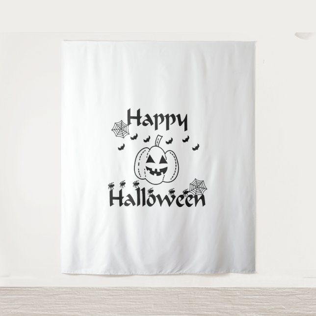 Tenture Joyeux Halloween (Devant)