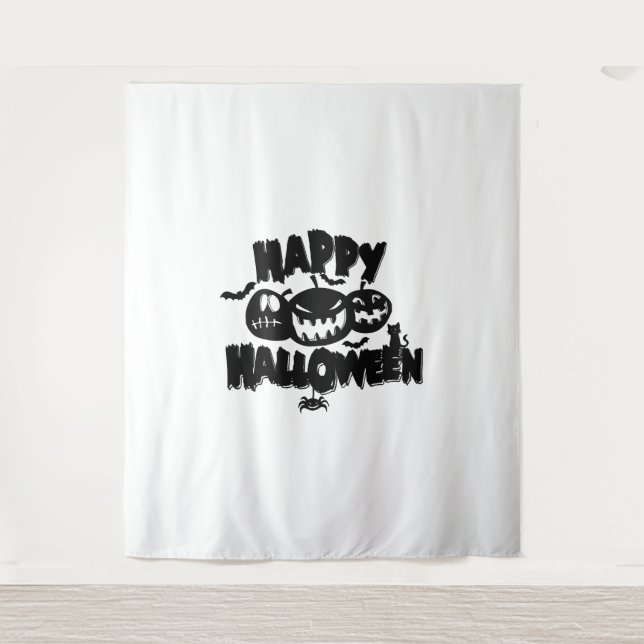 Tenture Joyeux Halloween (Devant)