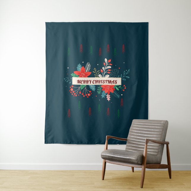 Tenture Joyeux Noël (En situation)