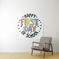 Joyeux Premier Jour De L'École Enseignant Éducatio