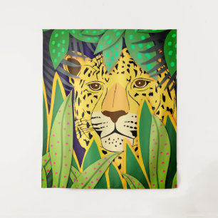 Tenture Jungle Chat No. 5 Grand