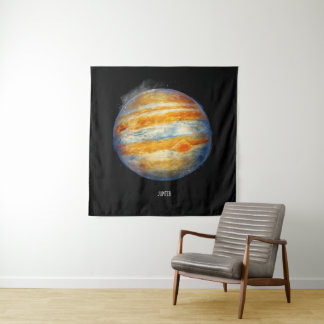 Tenture Jupiter Planet Artwork - Illustration de l'espace 