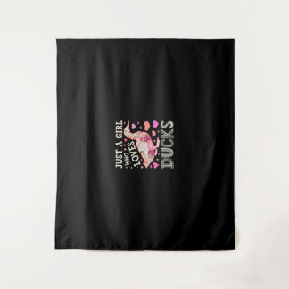 Tenture Juste Une Fille Qui Aime Les Canards Drôle Canard 