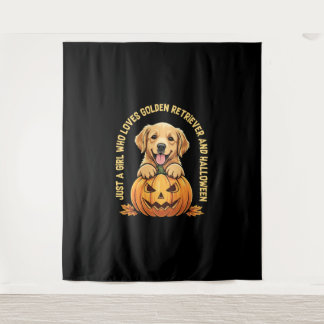 Tenture Juste une fille qui aime les récupérateurs d'or