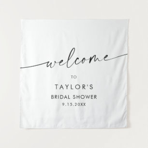 Tenture KAIA Bienvenue à une réception de mariage minimali