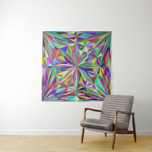 Tenture kaléidoscope Abstrait