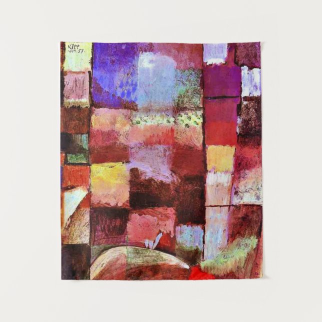 Tenture Klee - Cette Fleur veut se fondre (Devant)