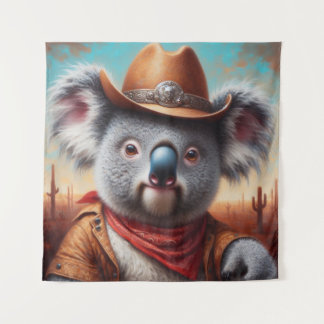 Tenture Koala Cowboy