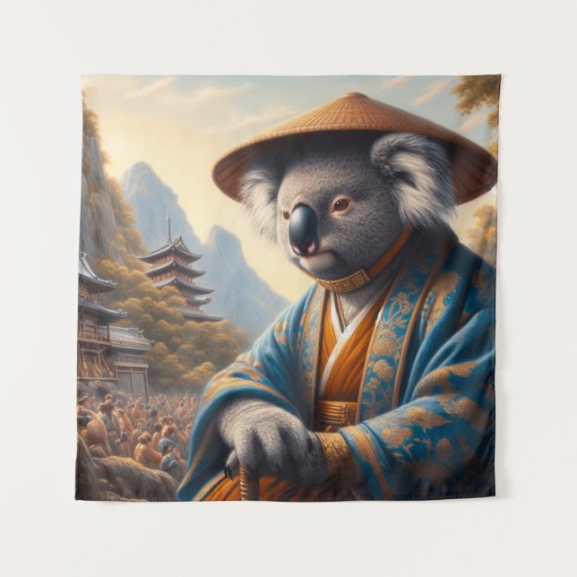 Tenture Koala Japon ancien (Devant)