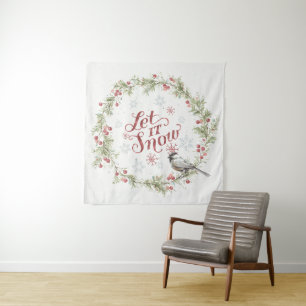 Tenture La couronne d'hiver : la neige