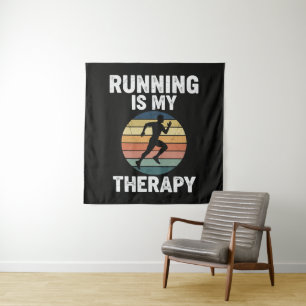 Tenture La course est ma thérapie