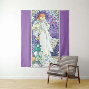 Tenture La Dame des Camelias, Alphonse Mucha