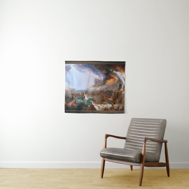 Tenture La destruction du cours de l'Empire (En situation (horizontale))