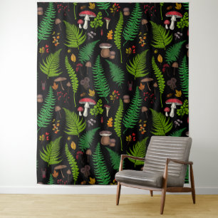 Tenture La faune et la flore des bois