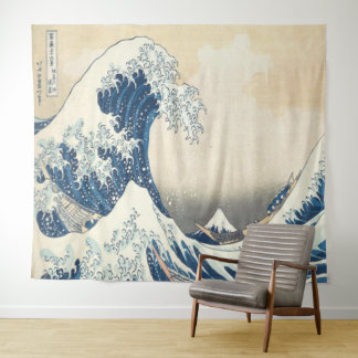 Tenture La Grande vague au large de Kanagawa Ukiyo-e Japon